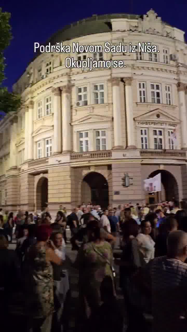 Demonstration in Niš
