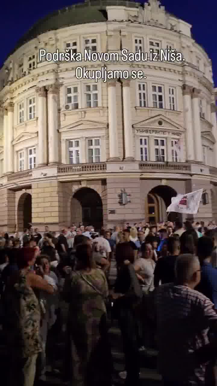Demonstration in Niš
