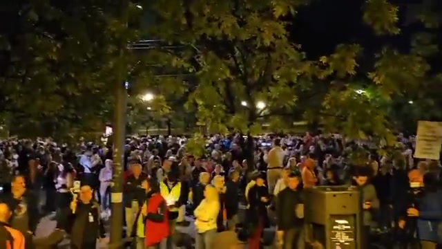 Protest Parents of Belgrade on Nemanjina Street in front of the Ministry of Education