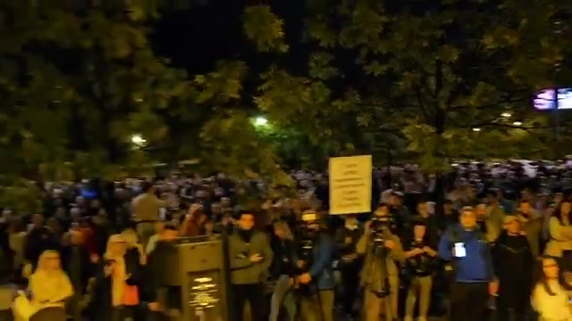 Protest Parents of Belgrade on Nemanjina Street in front of the Ministry of Education