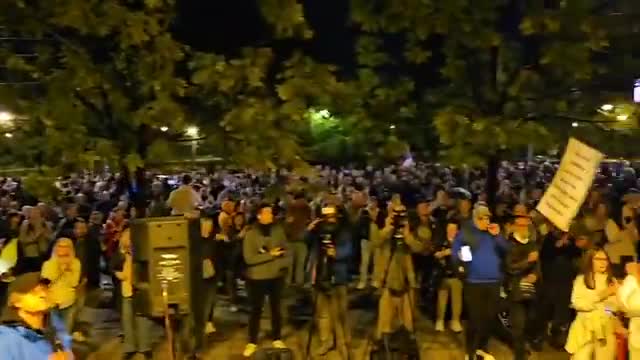 Protest Parents of Belgrade on Nemanjina Street in front of the Ministry of Education