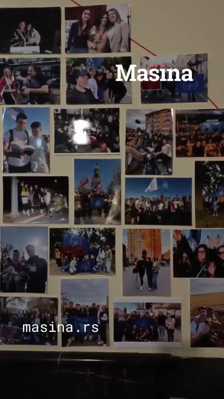 A protest called by students of the Faculty of Law in Belgrade, 365 Days of Seeking Justice, will soon begin. The protest was announced as a retrospective of everything that students of that faculty have been through over the past year. There is also an exhibition inside the faculty