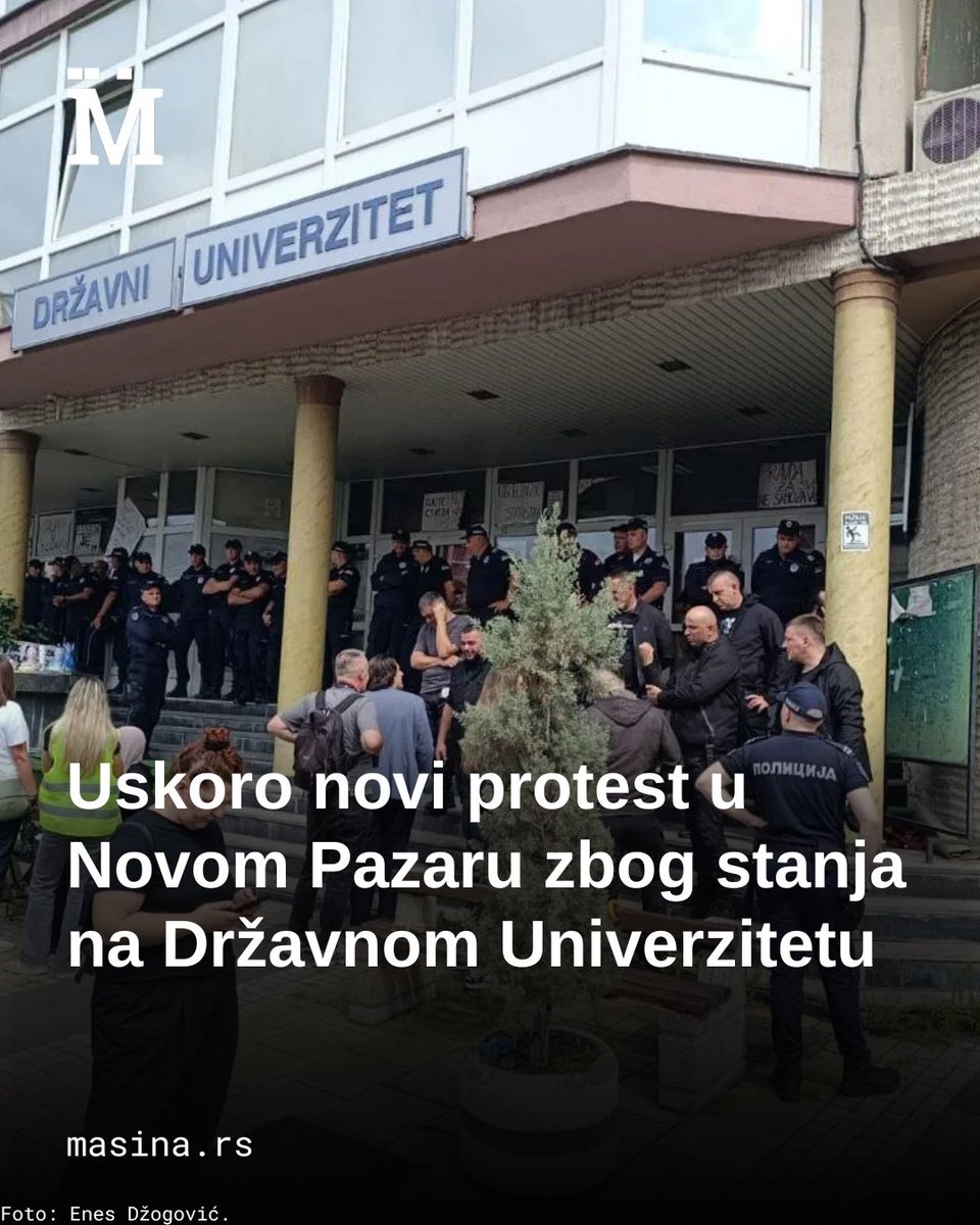 Students of the State University of Novi Pazar (DUNP) announce that they will soon organize a large protest in this city, to which they will invite all of Serbia. The protest is being organized due to the pressure that both students and employees of DUNP have been suffering for months