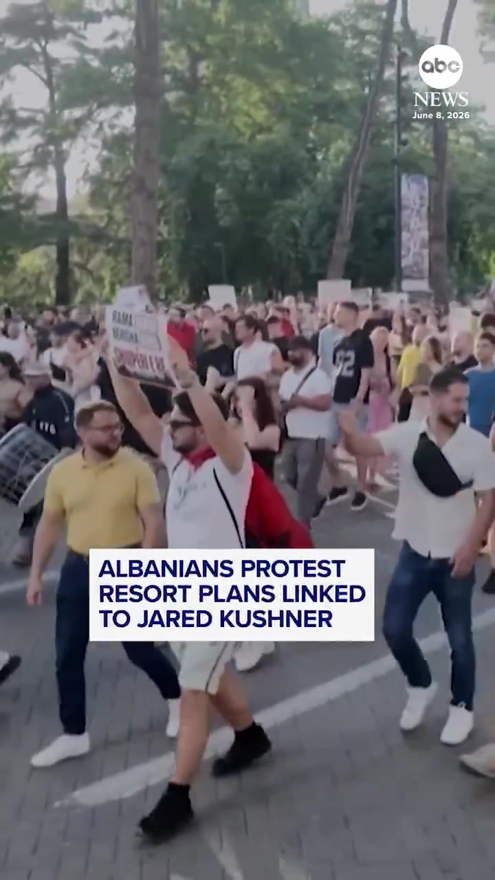 Protesters in Albania are demanding answers about a potential resort being built by a company linked to Jared Kushner.