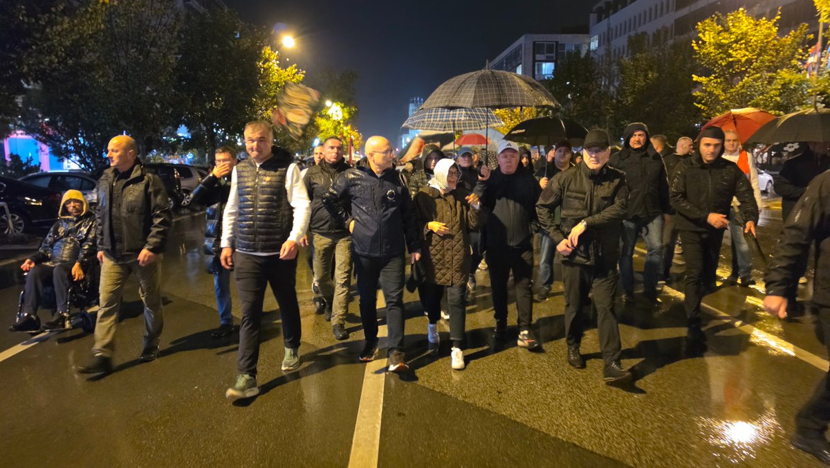Grande manifestation à Belgrade